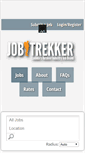 Mobile Screenshot of jobtrekker.ca